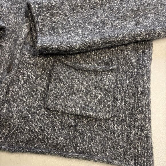 Vintage Eileen Fisher Wool Alpaca Mohair  Button-up Cardigan with Pockets SZ MP - Picture 4 of 15
